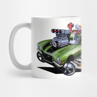 FULL BLOWN 71 Camaro Green Mug